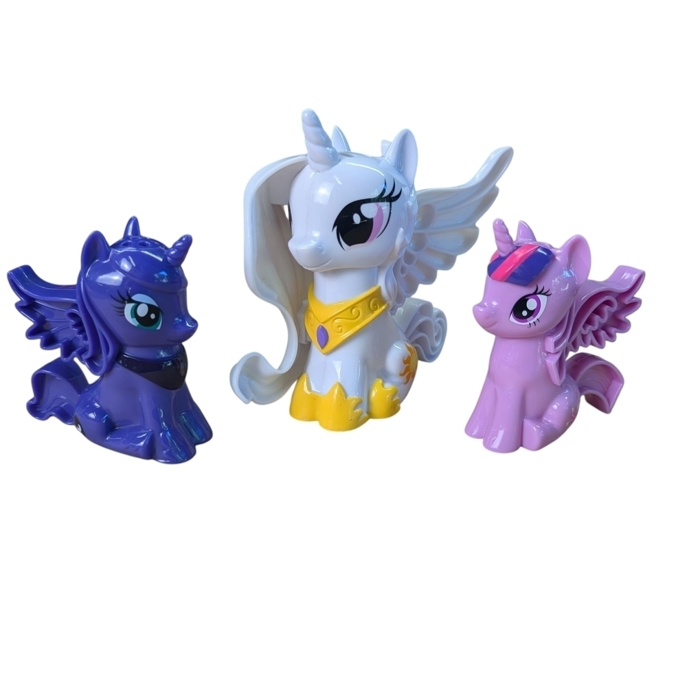 My Little Pony 3pc Magical Unicorn Toy Set Purple White Pink